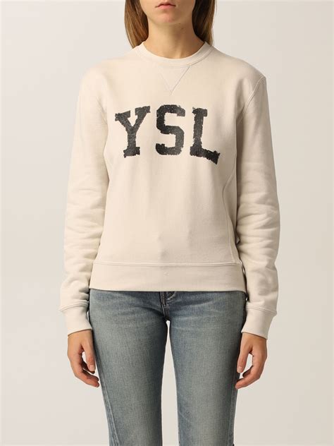 sweat yves saint laurent femme|yellow Saint Laurent sweatshirt.